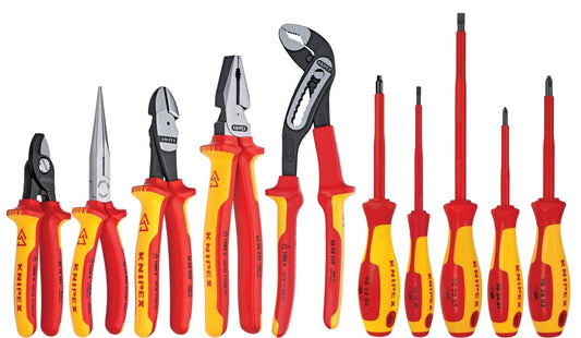 Knipex Insulated Industrial Tool Set With Hard Case 10 Pieces 9K 98 98 30 US - Mr. Tools