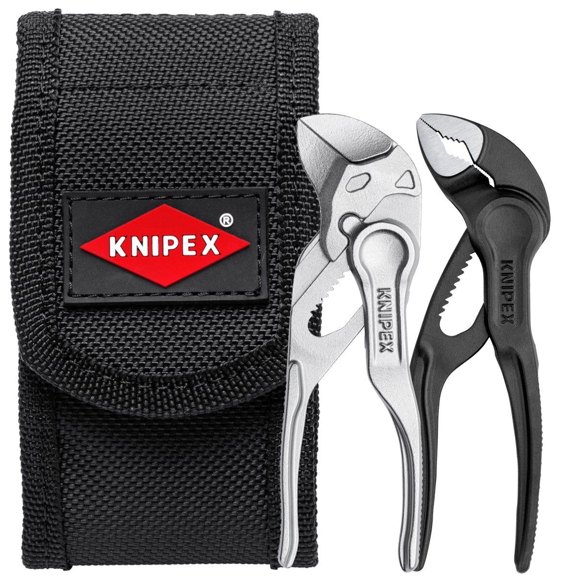 Knipex Mini Pliers Set XS In Belt Pouch 2 Pieces 00 20 72 V04 XS - Mr. Tools