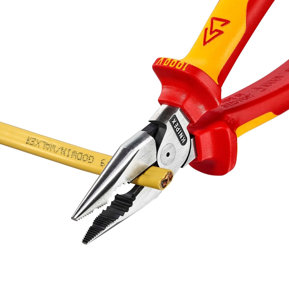 Knipex Needle Nose Combination Pliers 1000V Insulated 7 1/4" 08 28 185 US - Mr. Tools