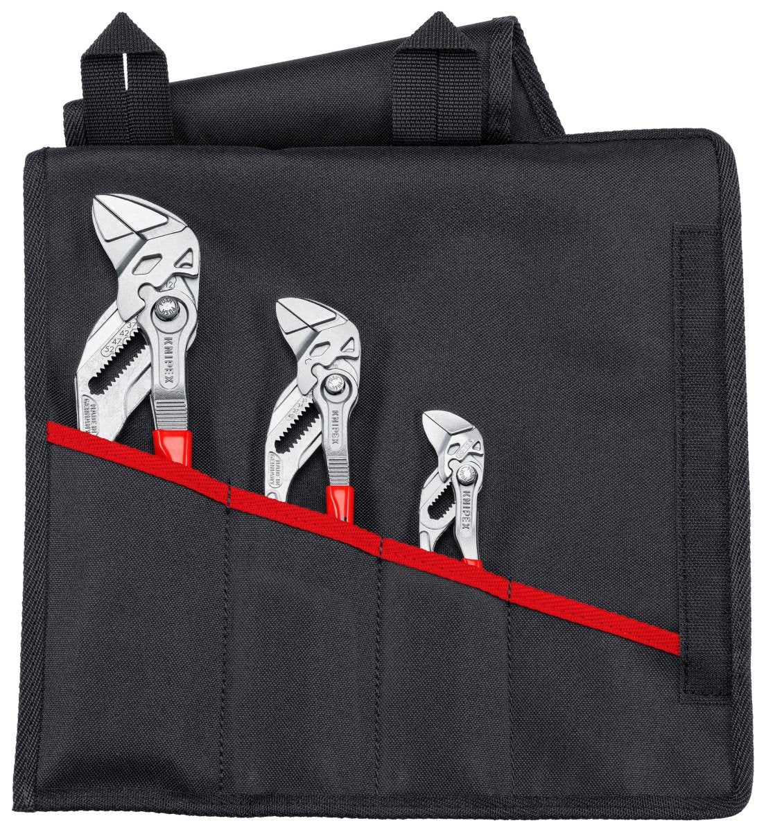 Knipex Pliers Wrench Set In Tool Roll 3 Pieces 00 19 55 S6 - Mr. Tools