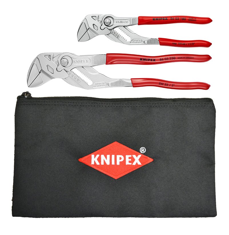 Knipex Pliers Wrench Set With Keeper Pouch 2 Pieces 9K 00 80 109 US - Mr. Tools