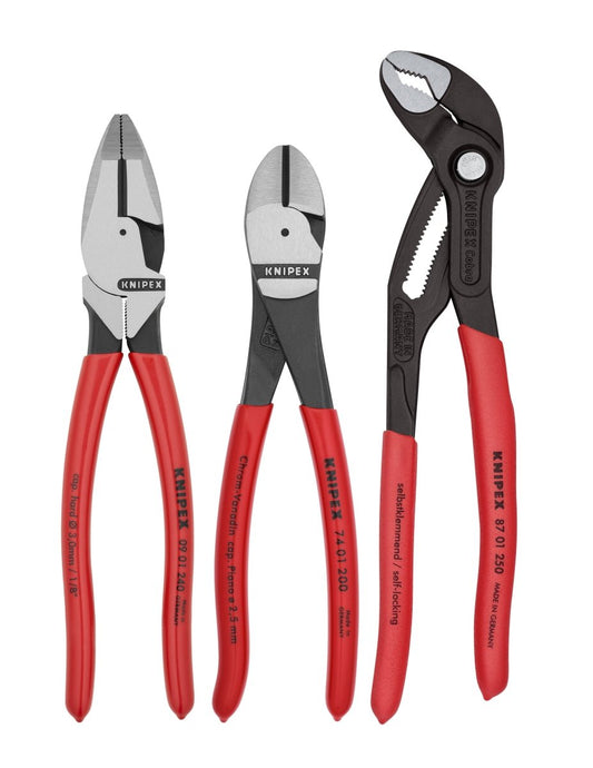 Knipex Pro Pliers Set 3 Piece 9K 00 80 157 US - Mr. Tools