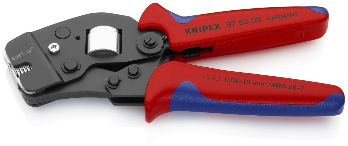 Knipex Self Adjusting Crimping Pliers 7 1/2" 97 53 08 - Mr. Tools