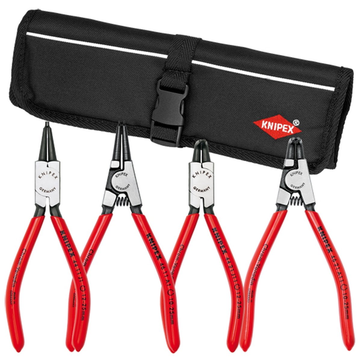 Knipex Snap Ring Pliers Set In Pouch 4 Pieces 9K 00 19 52 US - Mr. Tools