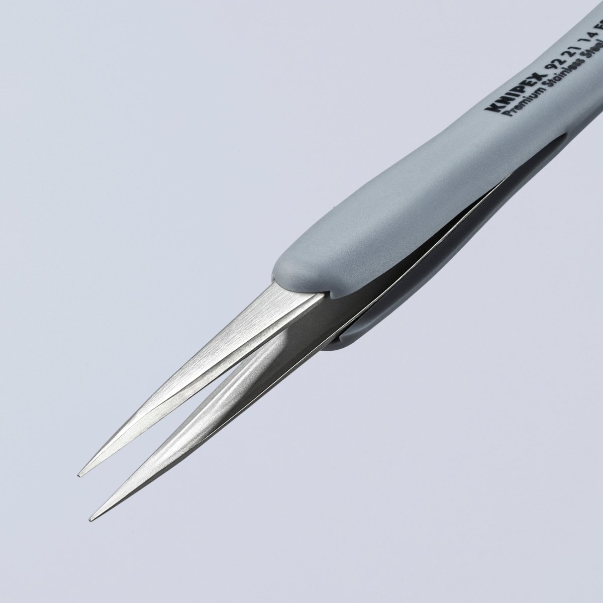 Knipex Stainless Steel Pointed Tips Precision Tweezers ESD 4" 92 21 14 ESD - Mr. Tools