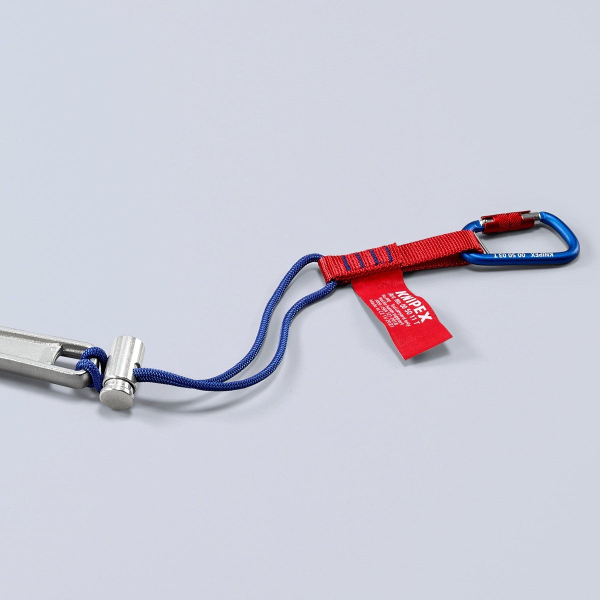 Knipex Tool Tethering Adaptor Straps With Carabiner 13 lbs. 00 50 13 T BKA - Mr. Tools