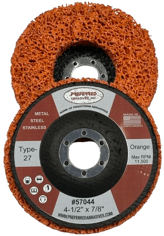Preferred Abrasives Flex - N - Strip Type 27 4.5 x 7/8 Orange Ceramic Grit 57044 - Mr. Tools