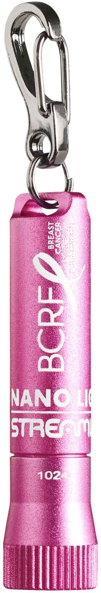 Streamlight BCRF Nano Light® II Miniature Keychain LED Flashlight Pink