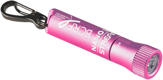 Streamlight BCRF Nano Light® II Miniature Keychain LED Flashlight Pink 73022 - Mr. Tools
