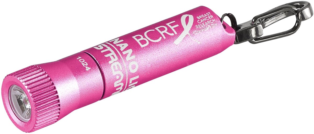 Streamlight BCRF Nano Light® II Miniature Keychain LED Flashlight Pink 73022 - Mr. Tools
