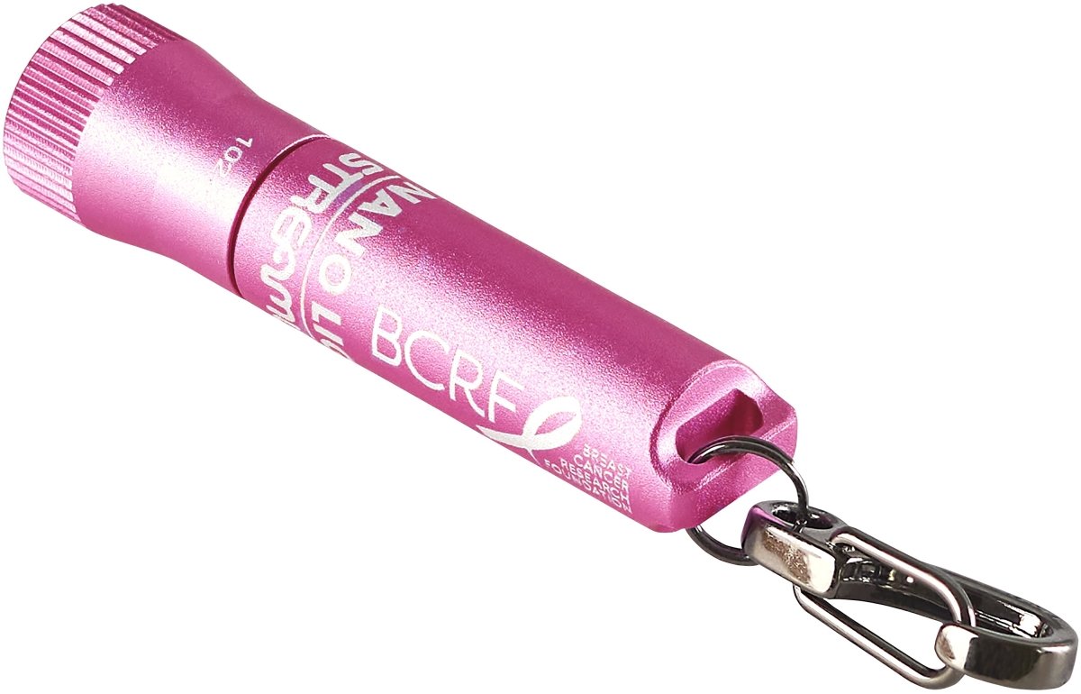 Streamlight BCRF Nano Light® II Miniature Keychain LED Flashlight Pink 73022 - Mr. Tools