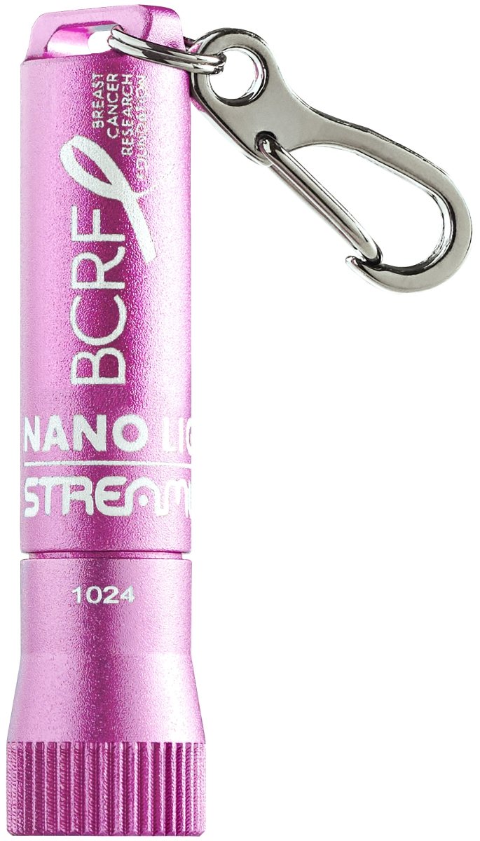 Streamlight BCRF Nano Light® II Miniature Keychain LED Flashlight Pink 73022 - Mr. Tools