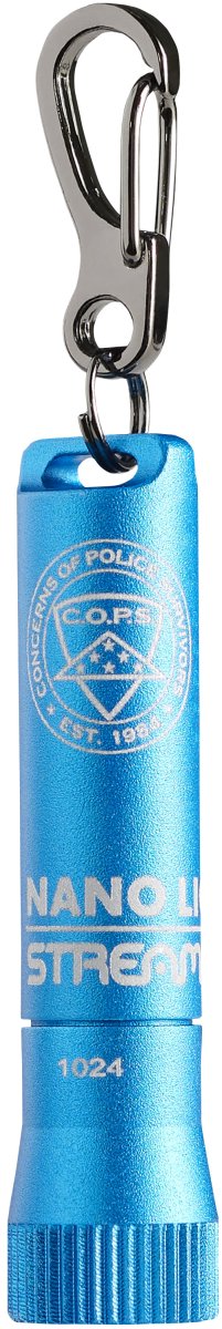 Streamlight C.O.P.S Nano Light® II Miniature Keychain LED Flashlight Blue 73021 - Mr. Tools