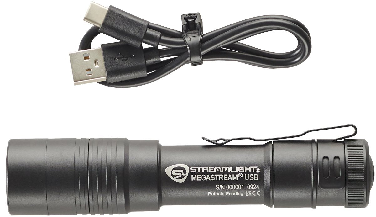 Streamlight MegaStream® Rechargeable USB LED Flashlight Black 66210 - Mr. Tools