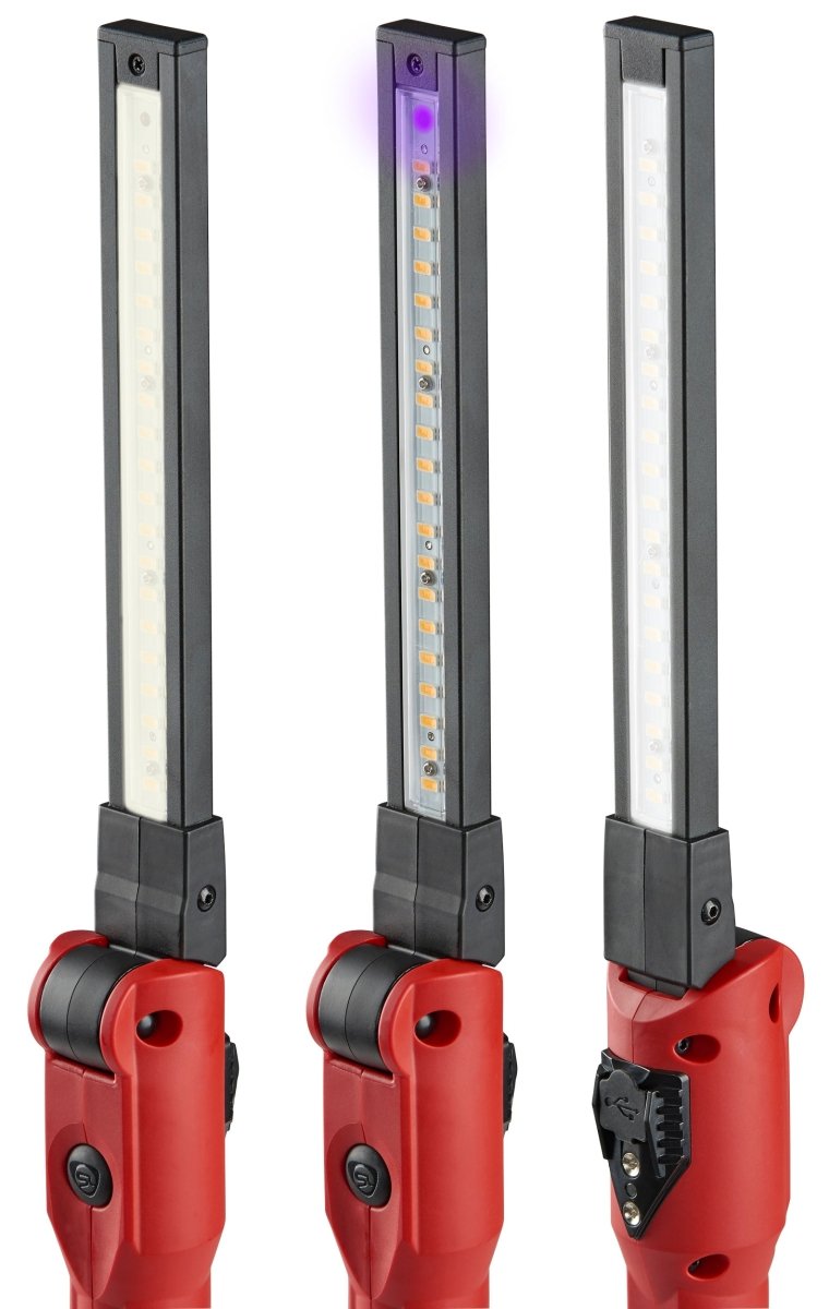 Streamlight Stinger Switchblade® LED USB Rechargeable Bar Flashlight Red 76800 - Mr. Tools