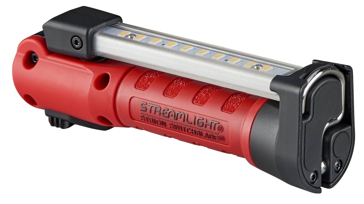 Streamlight Strion Switchblade® LED USB Rechargeable Bar Flashlight Red 74850 - Mr. Tools