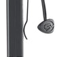 Direct side-profile view showcasing the ultra-thin 0.60-inch width and flat clearance of the integrated pocket clip on a black Streamlight Wedge XT EDC flashlight.