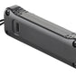 Underside view of the black Streamlight Wedge XT flashlight, showcasing the integrated, low-profile USB-C charging port location near the tail section.