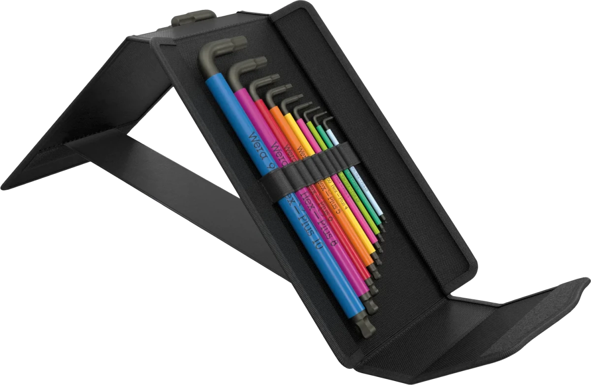 Wera 05133286001 Big Pack Multicolor Hex-Plus Metric & Imperial L-Key Set (19 Pieces) - Mr. Tools