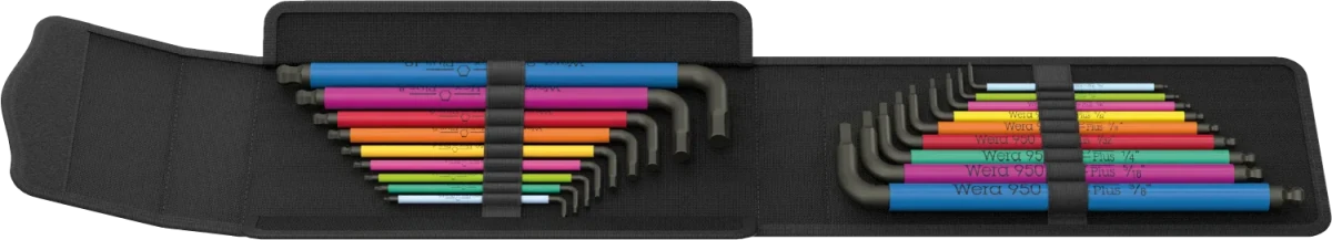 Wera 05133286001 Big Pack Multicolor Hex-Plus Metric & Imperial L-Key Set (19 Pieces) - Mr. Tools
