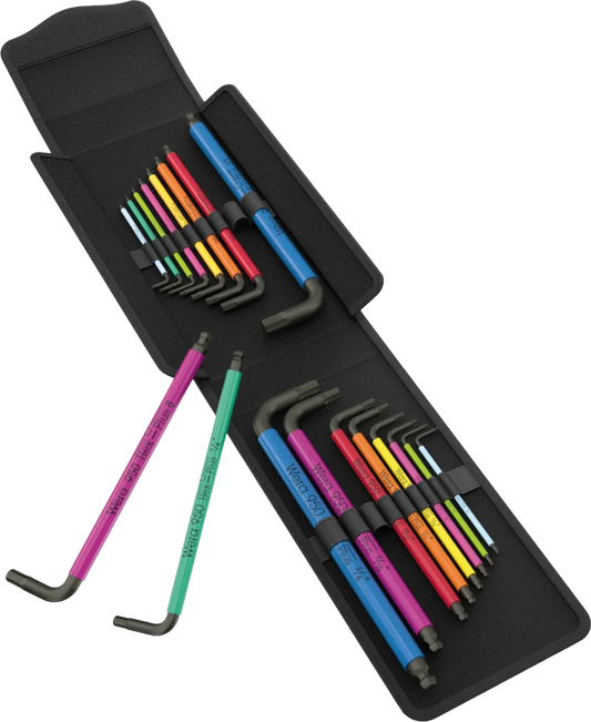 Wera 05133286001 Big Pack Multicolor Hex-Plus Metric & Imperial L-Key Set (19 Pieces) - Mr. Tools