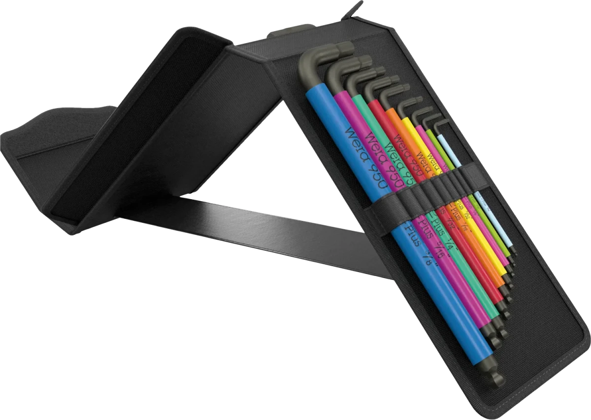 Wera 05133286001 Big Pack Multicolor Hex-Plus Metric & Imperial L-Key Set (19 Pieces) - Mr. Tools
