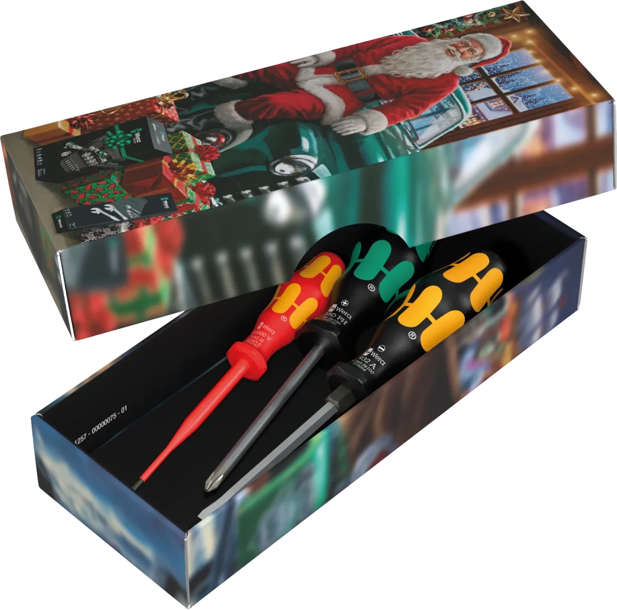 Wera 05136035001 Christmas 2026 Kraftform Screwdriver Set - 3 Piece Holiday Gift Box - Mr. Tools