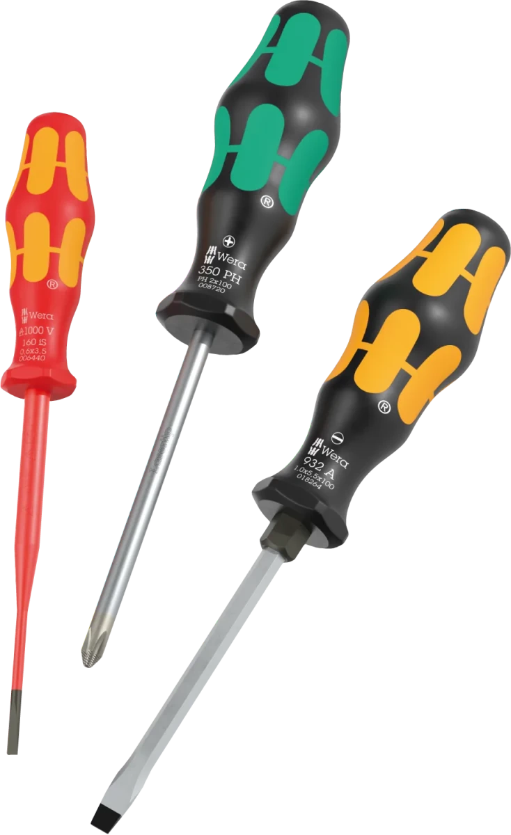 Wera 05136035001 Christmas 2026 Kraftform Screwdriver Set - 3 Piece Holiday Gift Box - Mr. Tools
