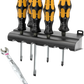Wera 05136079001 Kraftform Chiseldriver 5-Piece Screwdriver Set & Joker Wrench - Mr. Tools