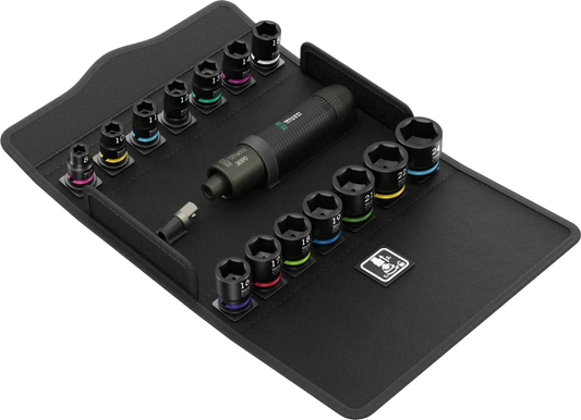 Wera 2090/16 Impaktor 3/8" Drive Metric Impact Driver Socket Set, 16-Piece - Mr. Tools