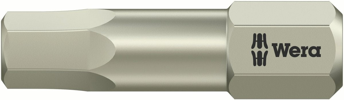 Wera 3840/1 TS SW Stainless Steel Hex Screwdriver Bit 05075604001 - Mr. Tools