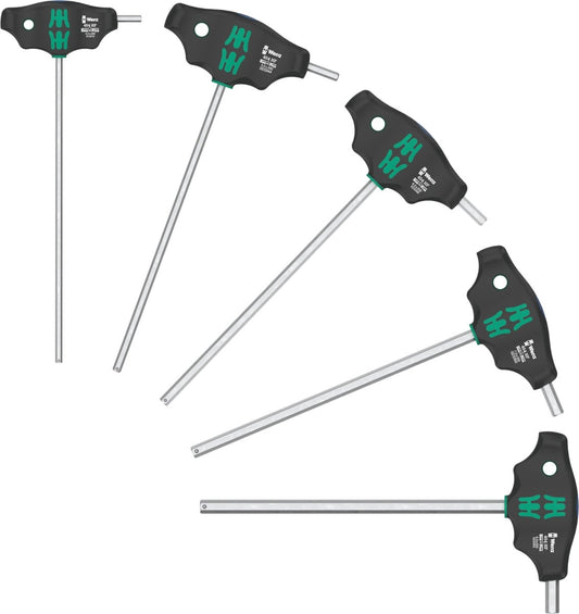 Wera 454/5 HF SHK Set 1 Hex - Plus T - Handle Screwdriver Set Metric 05136070001 - Mr. Tools