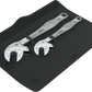 The Wera 6004 Joker 2 Set 1 featuring both the Small (S) and Large (L) self-setting spanners, covering a wide range of metric and imperial sizes from 10mm to 19mm (7/16" to 3/4").