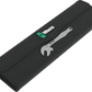 The durable textile folding pouch for the Wera 6004 Joker 2 Set 1, featuring a compact design with secure Velcro closures and internal sleeves to keep both self-setting spanners organized.