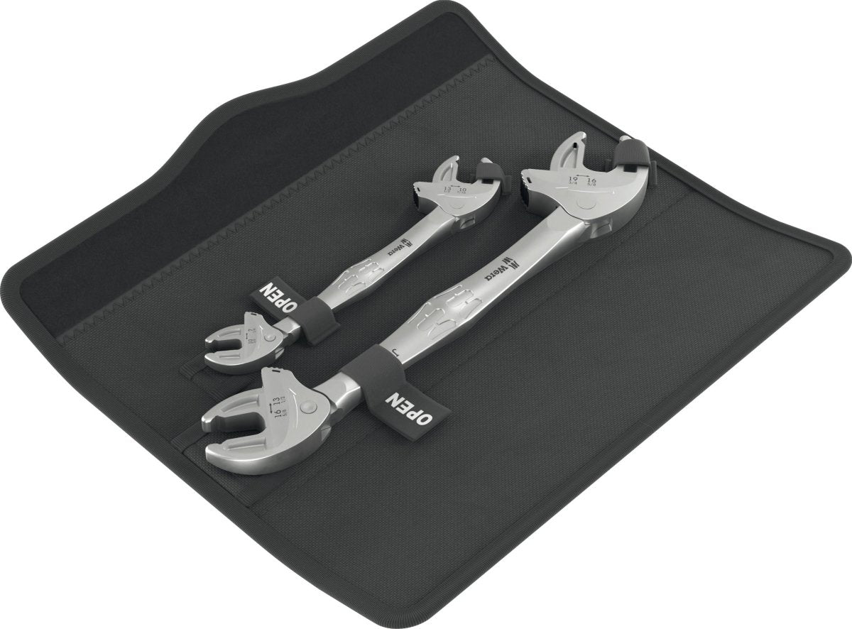 Wera 6006 Joker 2 Set 1 Self Setting Double Spanner Wrenches 05020340001 - Mr. Tools