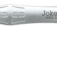 Full profile view of the Wera 6006 Joker SL double open-end spanner, featuring self-setting jaws that automatically adjust to both metric and imperial nut sizes.