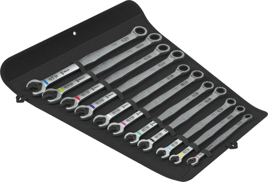 Wera 6007 Joker 11 Set 1 | 11 - Piece Ratcheting Combination Spanner Set (Long Design) - Mr. Tools