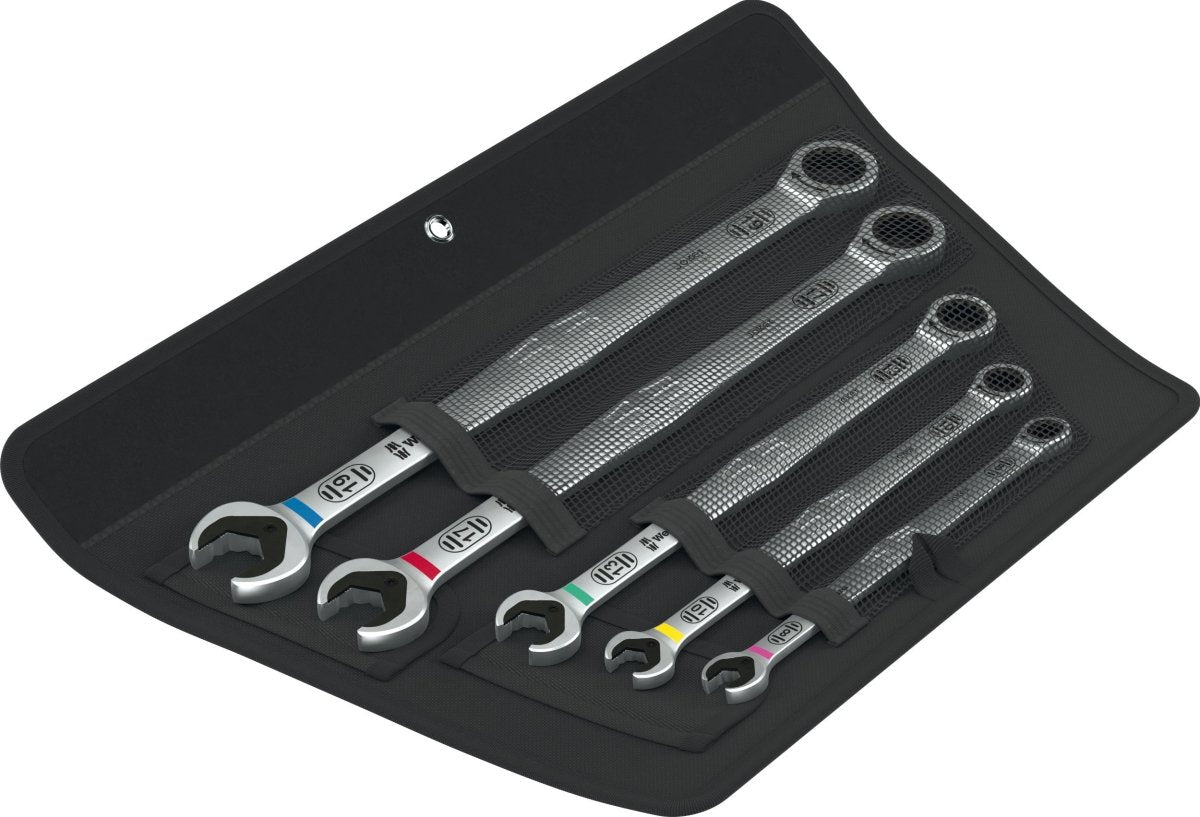 Wera 6007 Joker 5 Set 1 Combination Wrench Set 5 Pieces Metric 05020380001 - Mr. Tools