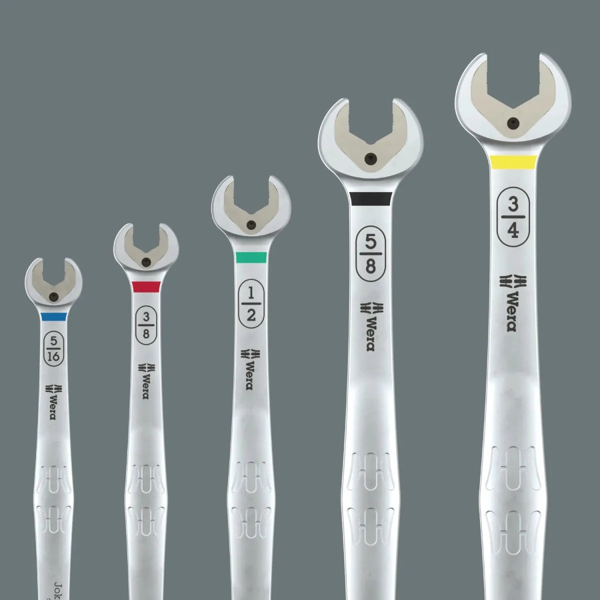 Wera 6007 Joker Imperial 8 Set 1 Ratcheting Combination Wrench Set - Mr. Tools