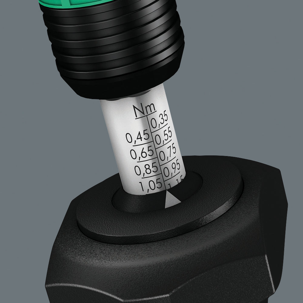 Wera 7400 Adjustable Torque Screwdriver 2.5 - 29.0 in. lbs. 1/4" 05074711001 - Mr. Tools