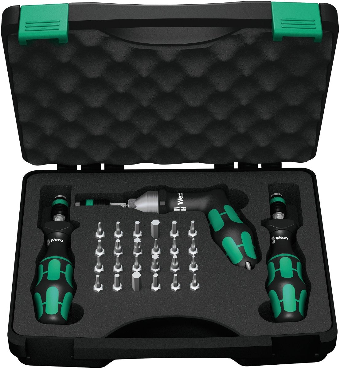 Wera 7440/41/42 Kraftform Torque Screwdriver Set 0.3 - 6.0 Nm Metric 05074739001 - Mr. Tools