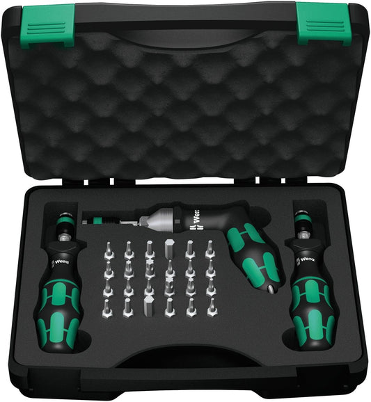 Wera 7440/41/42 Kraftform Torque Screwdriver Set 0.3 - 6.0 Nm Metric 05074739001 - Mr. Tools