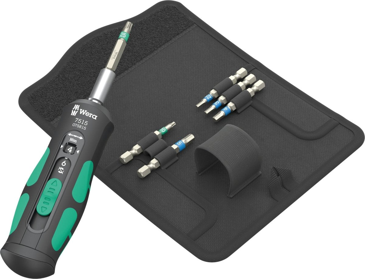 Wera 7515/7 Kraftform Safe - Torque Speed Bicycle Screwdriver Set 1 05075850001 - Mr. Tools