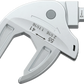 Top-down view of the Wera 7880 Joker 4XL self-setting insert spanner showing the 41-55 mm size markings and 14x18 mm drive pin