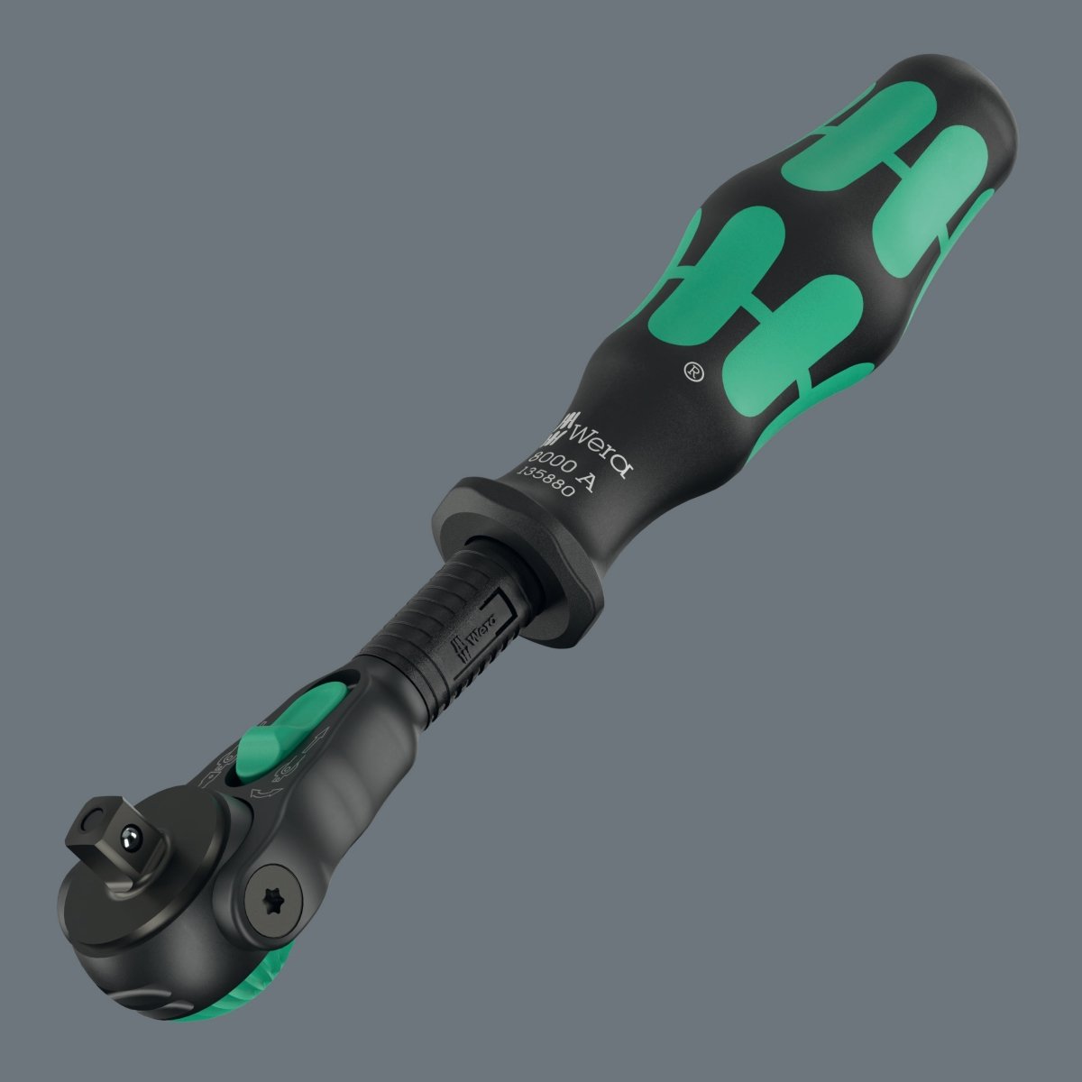 Wera 8000 A Black Edition Zyklop Speed Ratchet Wrench 1/4