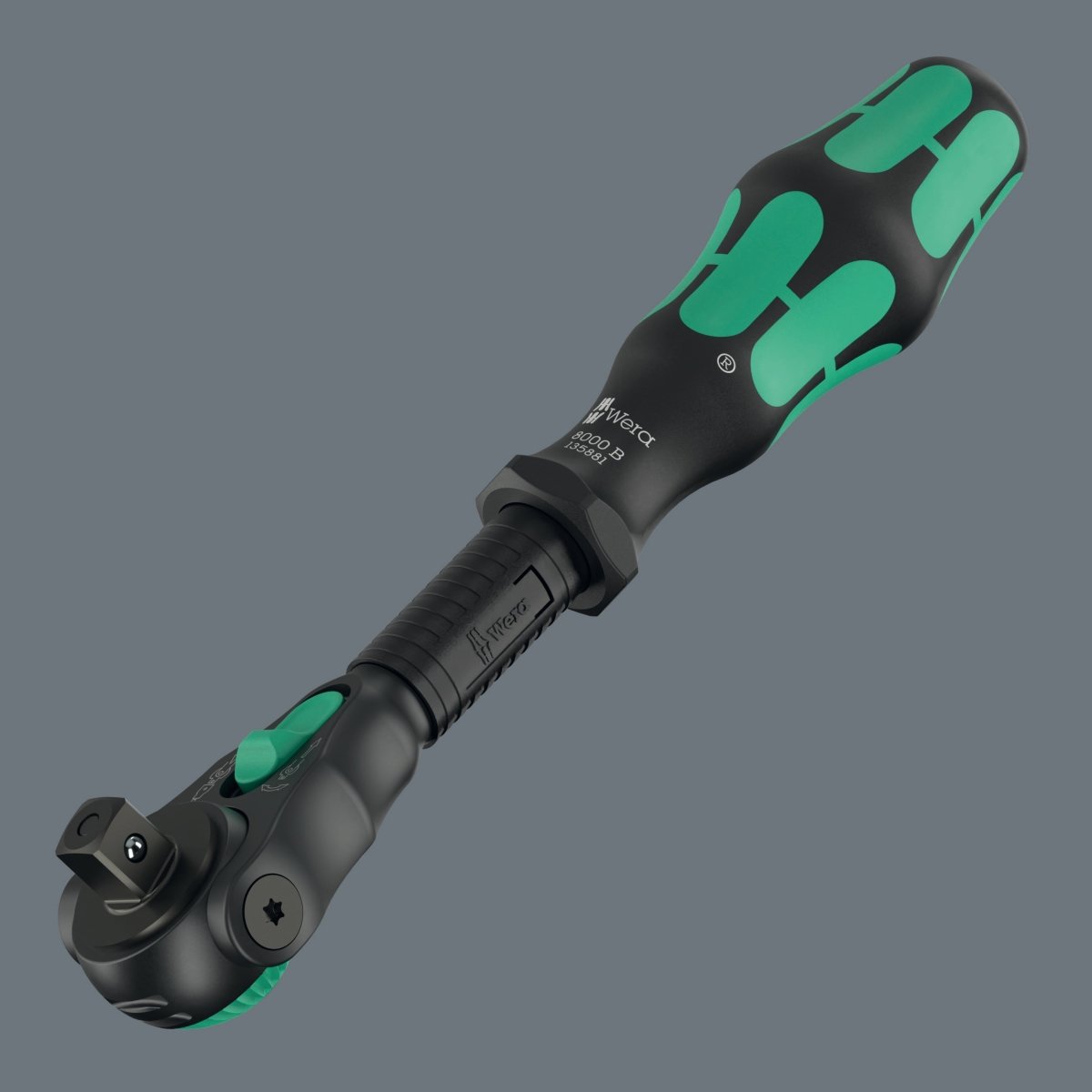 Wera 8000 B Black Edition Zyklop Speed Ratchet Wrench 3/8" Drive 05135881001 - Mr. Tools