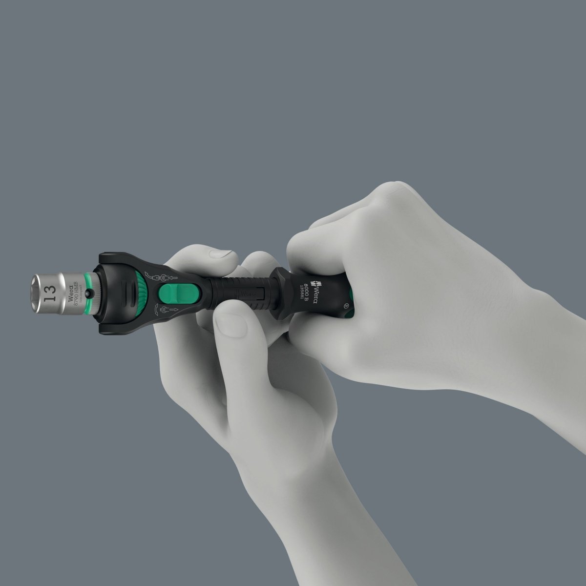 Wera 8000 B Black Edition Zyklop Speed Ratchet Wrench 3/8" Drive 05135881001 - Mr. Tools