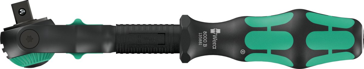 Wera 8000 B Black Edition Zyklop Speed Ratchet Wrench 3/8" Drive 05135881001 - Mr. Tools