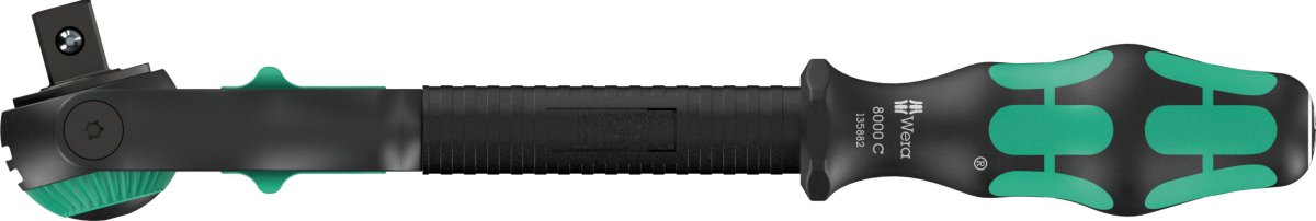 Wera 8000 C Black Edition Zyklop Speed Ratchet Wrench 1/2" Drive 05135882001 - Mr. Tools