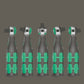 Wera 8009 Zyklop Pocket Set 3 Socket Wrench Set 3/8" Drive Metric 05004284001 - Mr. Tools